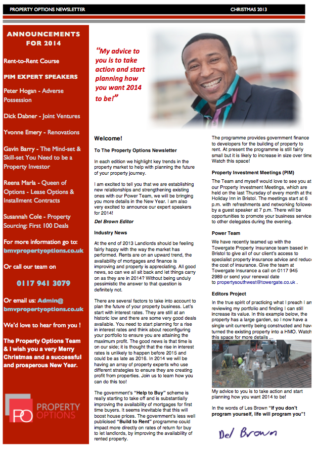 Christmas Newsletter 2013 Download